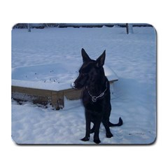 Snowy Gsd Large Mouse Pad (rectangle) by StuffOrSomething