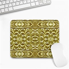 Gold Plated Ornament Small Mouse Pad (rectangle) by dflcprints