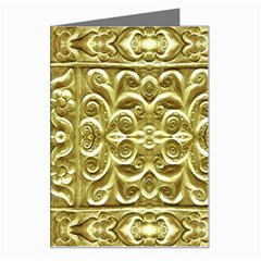 Gold Plated Ornament Greeting Card by dflcprints