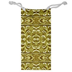 Gold Plated Ornament Jewelry Bag by dflcprints