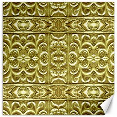 Gold Plated Ornament Canvas 12  X 12  (unframed) by dflcprints