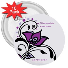 2015 Awareness Day 3  Button (10 Pack)