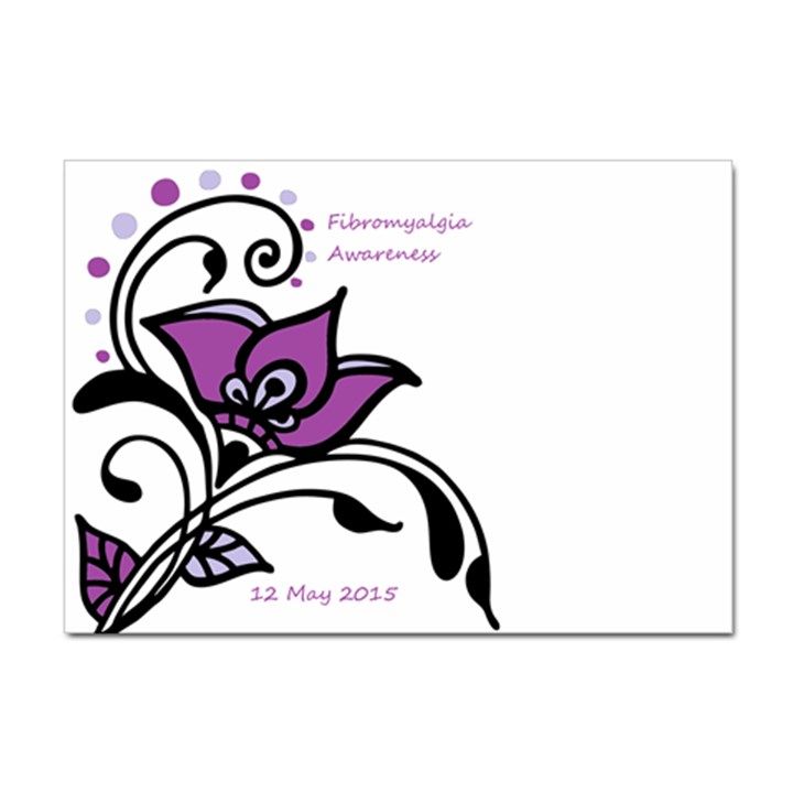 2015 Awareness Day A4 Sticker 100 Pack