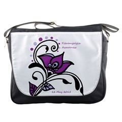 2015 Awareness Day Messenger Bag by FunWithFibro