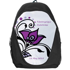 2015 Awareness Day Backpack Bag by FunWithFibro