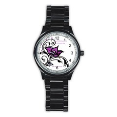 2015 Awareness Day Sport Metal Watch (black) by FunWithFibro