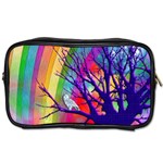 Rainbow Moon Travel Toiletry Bag (Two Sides) Front