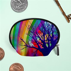 Rainbow Moon Accessory Pouch (small) by SaraThePixelPixie