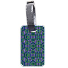 Retro Flower Pattern  Luggage Tag (two Sides)