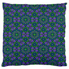 Retro Flower Pattern  Large Cushion Case (single Sided) 