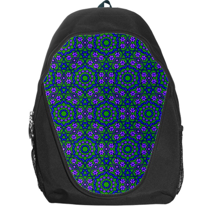 Retro Flower Pattern  Backpack Bag