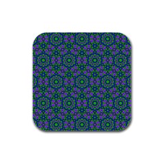 Retro Flower Pattern  Drink Coasters 4 Pack (square) by SaraThePixelPixie