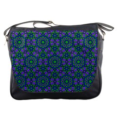 Retro Flower Pattern  Messenger Bag