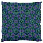 Retro Flower Pattern  Large Cushion Case (Two Sided)  Front