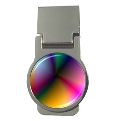 Prism Rainbow Money Clip (round)