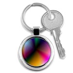 Prism Rainbow Key Chain (Round) Front