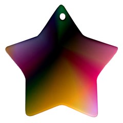 Prism Rainbow Star Ornament (two Sides)