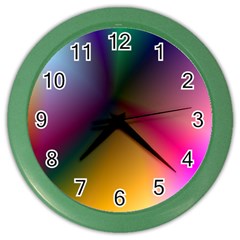 Prism Rainbow Wall Clock (color) by StuffOrSomething