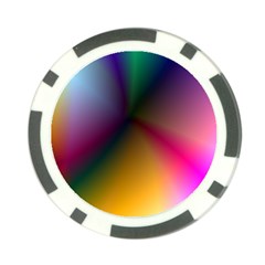 Prism Rainbow Poker Chip