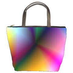 Prism Rainbow Bucket Handbag