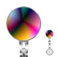 Prism Rainbow Stainless Steel Nurses Watch by StuffOrSomething