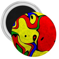 Abstract 3  Button Magnet