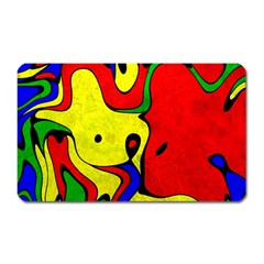 Abstract Magnet (rectangular) by Siebenhuehner