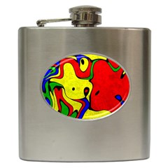 Abstract Hip Flask