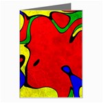 Abstract Greeting Card Left