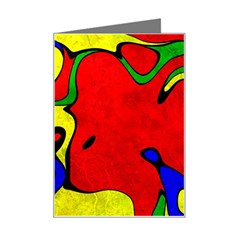 Abstract Mini Greeting Card by Siebenhuehner