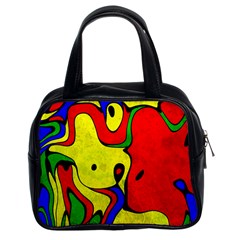 Abstract Classic Handbag (two Sides) by Siebenhuehner