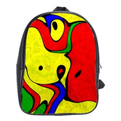 Abstract School Bag (large)