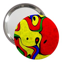 Abstract 3  Handbag Mirror