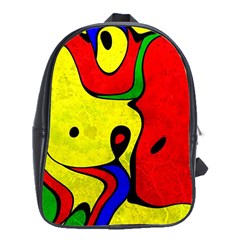 Abstract School Bag (xl)