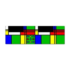 Mondrian Bumper Sticker by Siebenhuehner