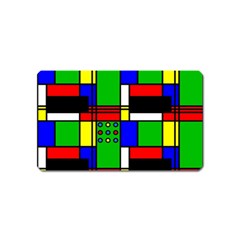 Mondrian Magnet (name Card) by Siebenhuehner