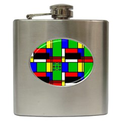 Mondrian Hip Flask by Siebenhuehner