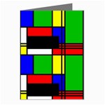 Mondrian Greeting Card (8 Pack) Left