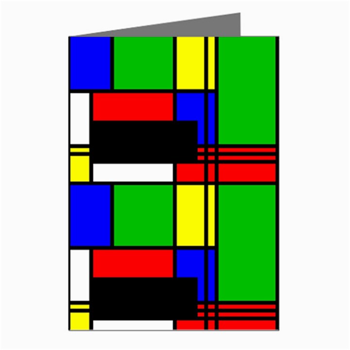 Mondrian Greeting Card (8 Pack)