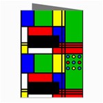 Mondrian Greeting Card (8 Pack) Right