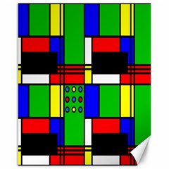 Mondrian Canvas 16  X 20  (unframed)