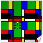 Mondrian Canvas 20  x 20  (Unframed) 19 x19.27  Canvas - 1