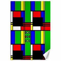 Mondrian Canvas 20  X 30  (unframed) by Siebenhuehner