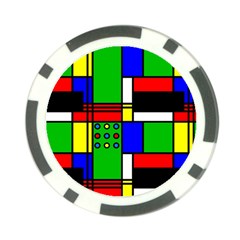 Mondrian Poker Chip (10 Pack) by Siebenhuehner