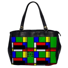 Mondrian Oversize Office Handbag (one Side) by Siebenhuehner