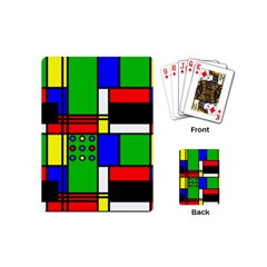 Mondrian Playing Cards (mini) by Siebenhuehner