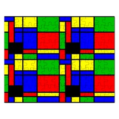 Mondrian Jigsaw Puzzle (rectangle) by Siebenhuehner