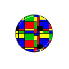 Mondrian Golf Ball Marker 4 Pack (for Hat Clip) by Siebenhuehner