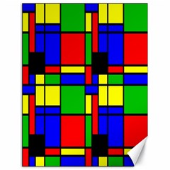 Mondrian Canvas 18  X 24  (unframed)