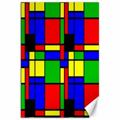 Mondrian Canvas 20  X 30  (unframed) by Siebenhuehner